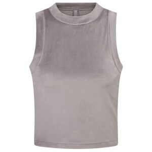 SKIMS Velour Mock Tank - Smoke S